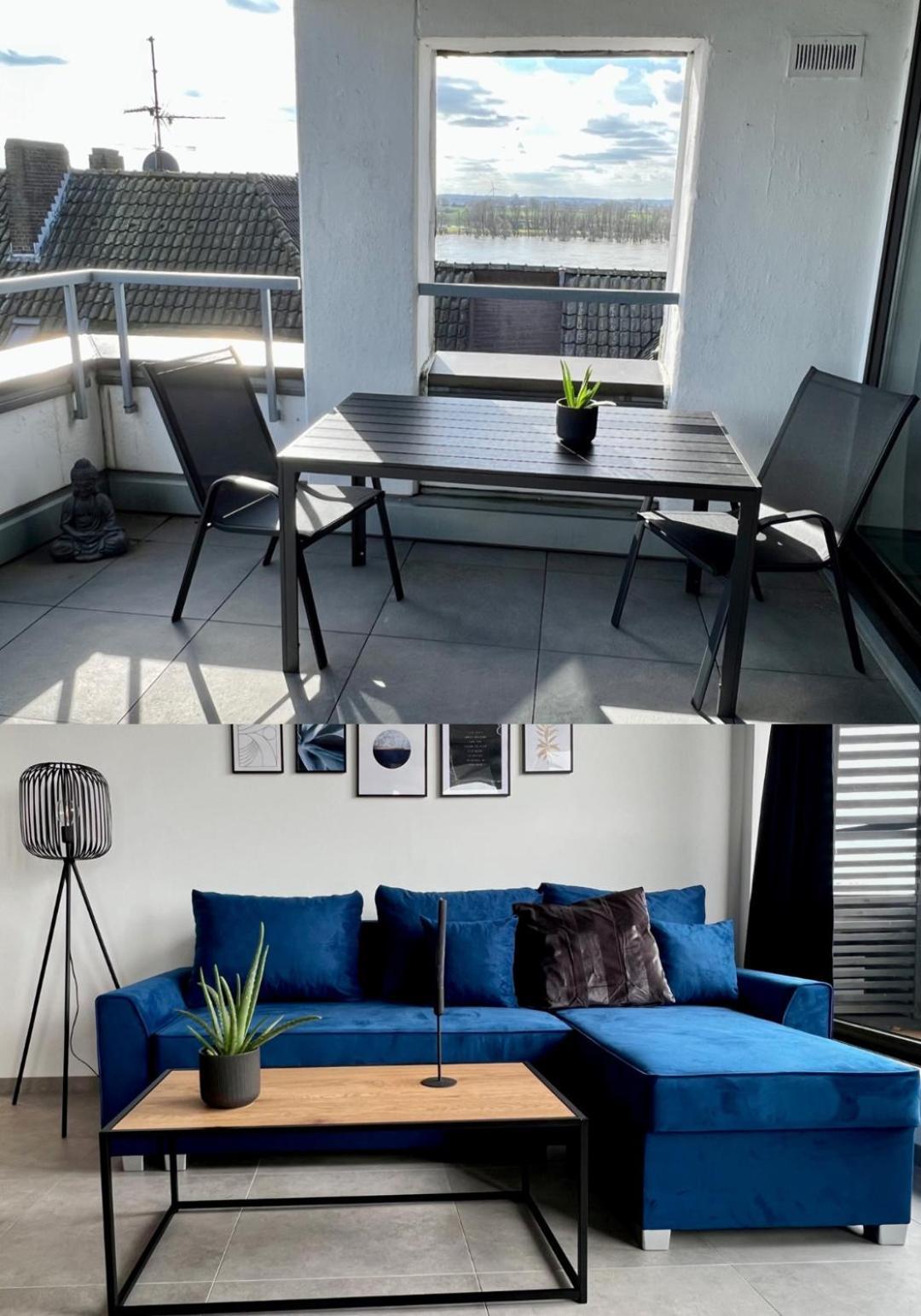 Piso Superior - Exklusives Apartment An Der Promenade Mit Rheinsicht & Loggia Эммерих Экстерьер фото